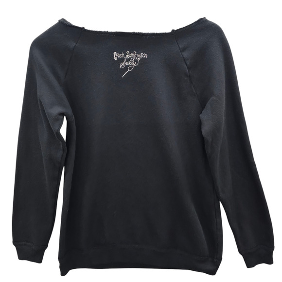 Nightmare Before Christmas Shirt Women Small Disney Park Fleece Jack Skellington - Picture 2 of 12